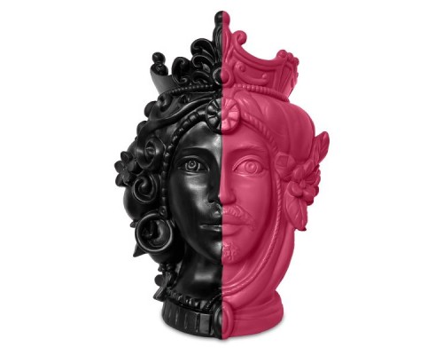 Baci Milano TESTA COPPIA - L FUCSIA/NERO